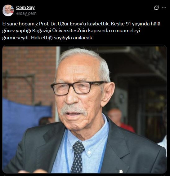 Boğaziçi Üniversitesi'nin efsane hocası hayatını kaybetti - Resim : 2