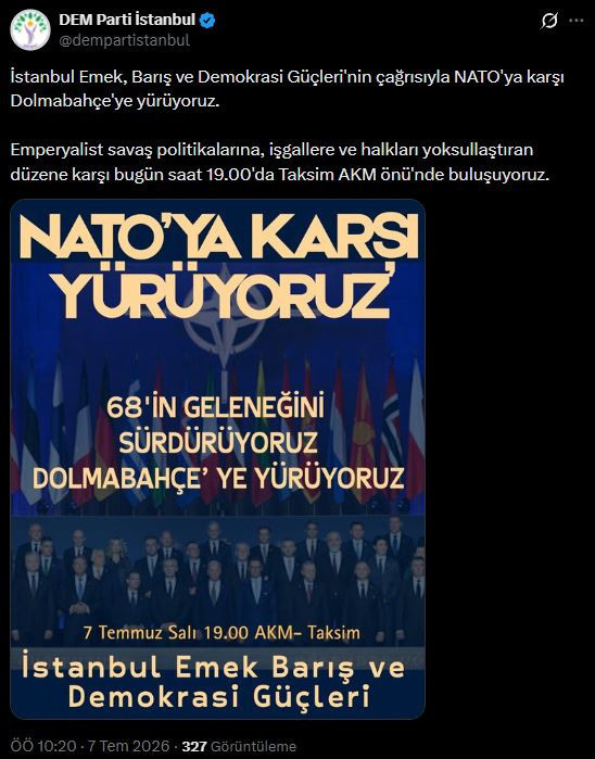 DEM Parti’den NATO'ya karşı yürüyüş çağrısı - Resim : 2