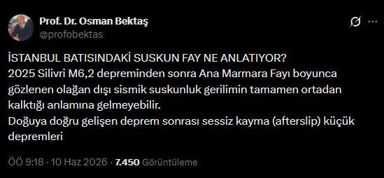 Profesör İstanbul'un batısındaki suskun fayı anlattı! Rahatlama mı, fırtına öncesi sessizlik mi? - Resim : 2