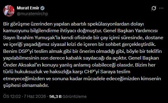 DSP iddiasına Murat Emir'den cevap: Son derece kabalık - Resim : 2