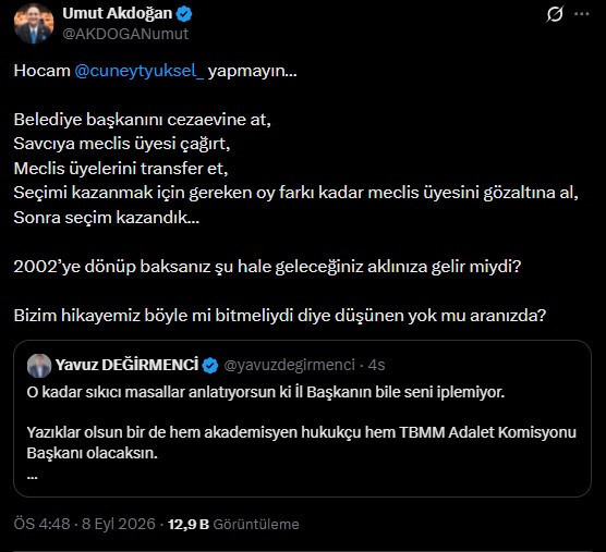 AKP'li vekil Üsküdar'daki irade demokrasinin ve hukukun gereği olan irade dedi: YENİ Parti'den tepki - Resim : 1