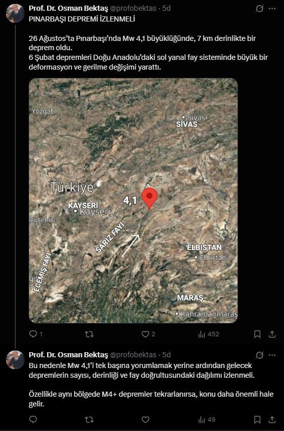 Kayseri'yi sallayan depremin ardından uyardı: Tekrarlanırsa... - Resim : 2