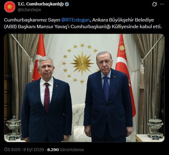 Mansur Yavaş ve Erdoğan görüştü: Detayları Özgür Özel açıkladı - Resim : 1