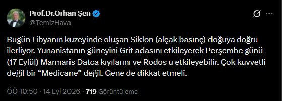Libya'dan Türkiye'ye geliyor! Orhan Şen "dikkat" dedi tarih vererek uyardı - Resim : 1