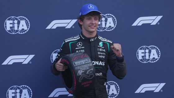 Kimi Antonelli pole pozisyonunu kaptı