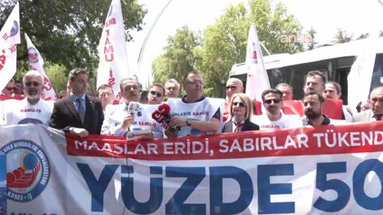Birleşik Kamu-İş'ten hükümete çağrı: Yüzde 50 ek zam istiyoruz