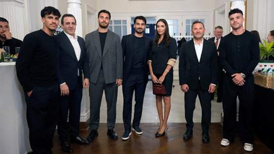 İlkay Gündoğan ödül aldı: Okan Buruk, Abdullah Kavukcu ve futbolcular da katıldı