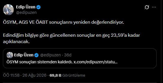 Öğretmenliğe giriş sınav sonuçları apar topar yayından kaldırıldı! ÖSYM'den ilk açıklama geldi - Resim : 6