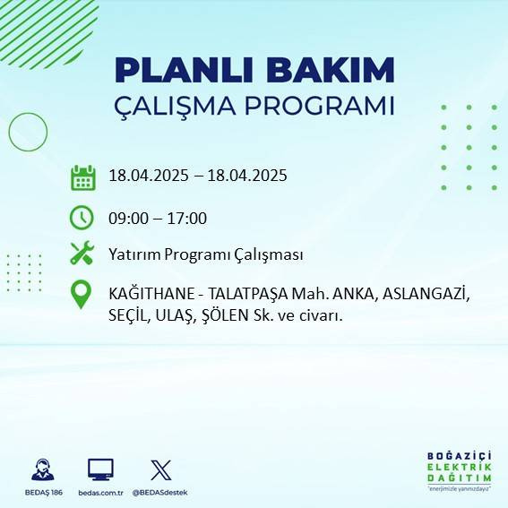 BEDAŞ duyurdu: 18 Nisan'da İstanbul’un bu ilçelerinde elektrikler kesilecek! - Fotoğraf: 26