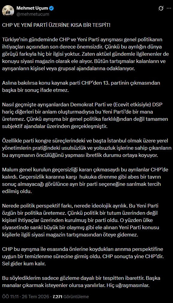 Yeni Parti hakkında Saray'ın ilk yorumu Kılıçdaroğlu ile aynı oldu: Arınma - Resim : 2