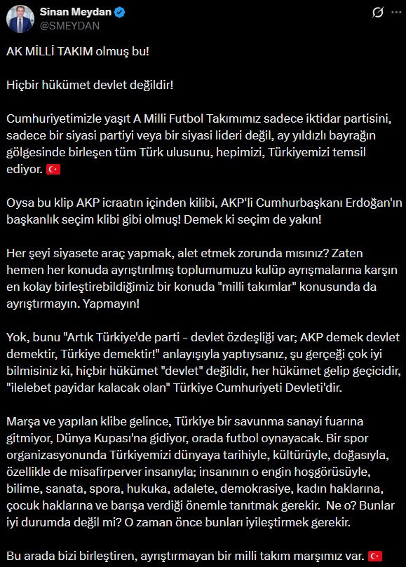 TFF AKP'nin milli takım marşını resmi hesaptan paylaşınca sosyal medya ayağa kalktı - Resim : 4