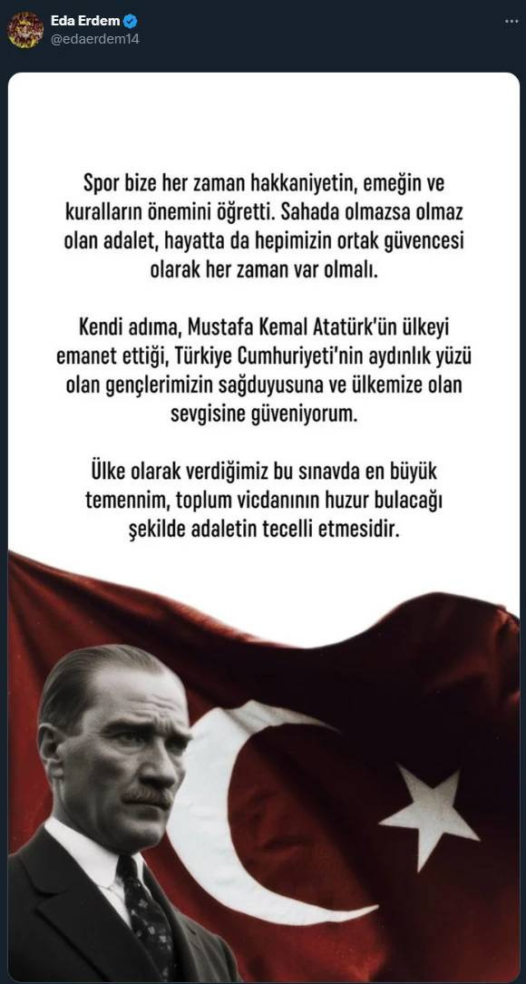 Fenerbahçe'nin yıldızı dayanamadı: İmamoğlu paylaşımı gündem oldu - Fotoğraf: 4