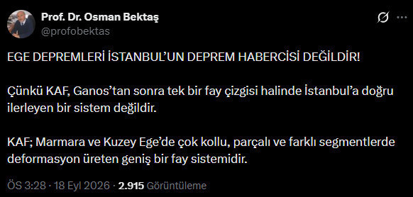 Ege sallandı gözler İstanbul’a çevrildi: Osman Bektaş’tan “deprem göçü” açıklaması - Resim : 5