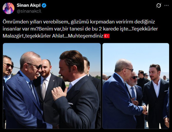 Sinan Akçıl Erdoğan'la buluşmasını anlatırken övmelere doyamadı! - Resim : 1