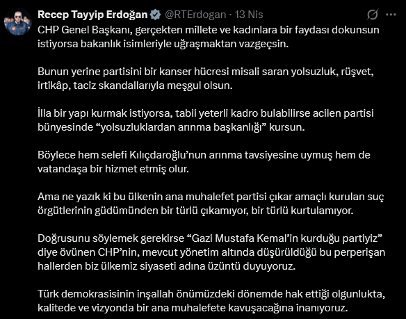 Erdoğan işareti 40 gün önce vermiş! CHP'nin neye dönüşeceğini tarif etmiş - Resim : 3