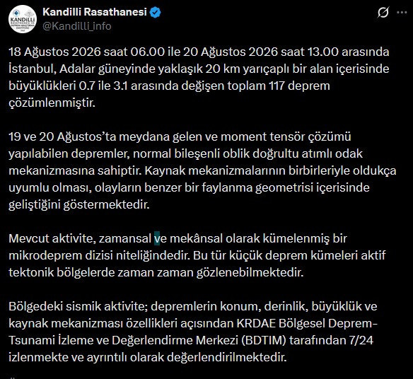 Son dakika | Kandilli'den İstanbul'daki deprem fırtınası için ilk açıklama - Resim : 3