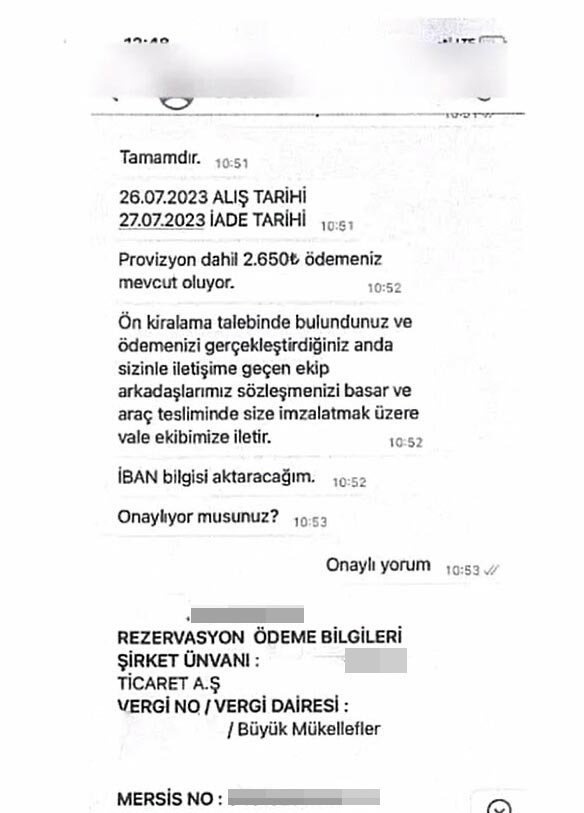 Sahte Araç Kiralama Sitesiyle Dolandırdılar