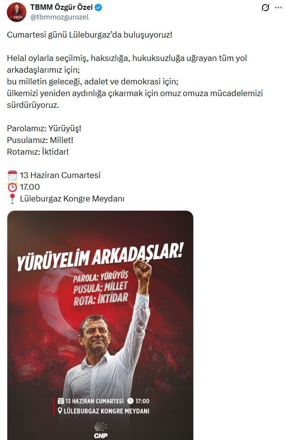 CHP'nin yeni miting adresi; Lüleburgaz - Resim : 1