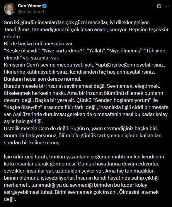 Cem Yılmaz hastanedeyken gelen mesajlar isyan ettirdi! Ağabeyi tek tek açıkladı - Resim : 3