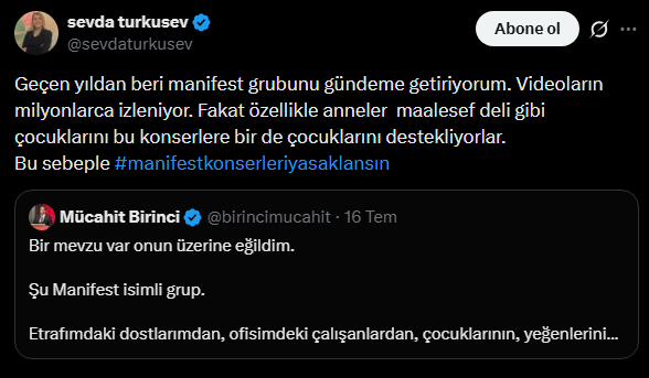 Yandaşlar hedef gösterince Manifest'in kurucusu sessizliğini bozdu! 'Herkes görmek istediğini görüyor' - Resim : 2
