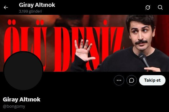Giray Altınok'tan komedyen Deniz Göktaş'a destek - Resim : 1