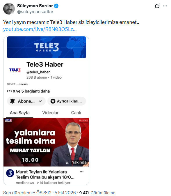 TELE2 Haber’in yeni adresi belli oldu - Resim : 2