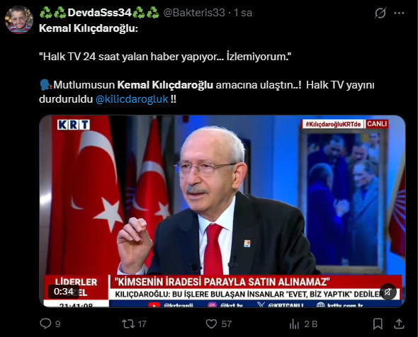 Halk TV'ye atanan kayyum sonrası Kemal Kılıçdaroğlu'na tepki yağdı: Sosyal medya yıkıldı - Resim : 12