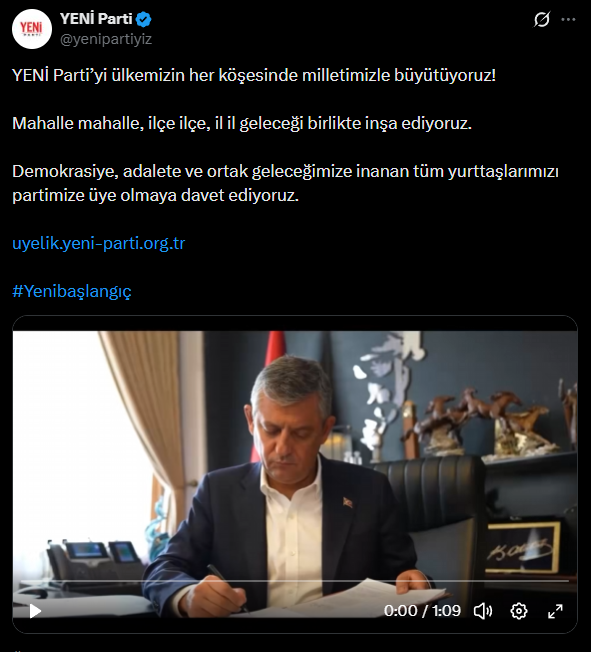 YENİ Parti'den vatandaşlara çağrı - Resim : 2