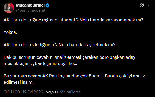 AKP baroları kaybetti, eleştiri Tayyar'dan geldi: Umarım 3 Nolu Baro'yu kuralım demezler - Resim : 2