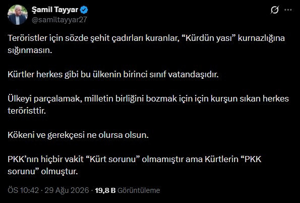 AKP’li isimden PKK’lıların taziye çadırlarına tepki: İzin Verilmeyecekmiş, Umarım Doğrudur - Resim : 2