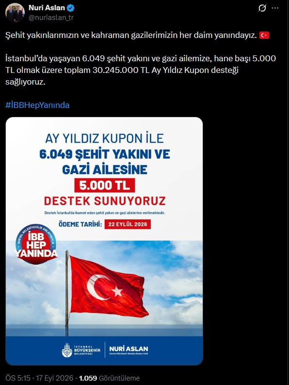 Ay Yıldız Kupon desteği geliyor: Hane başı 5 bin TL verilecek - Resim : 1