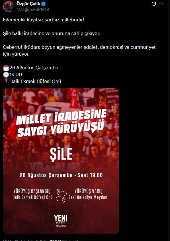 Başkan tutukluyken belediye AKP'ye geçti: Şile'de Sacit Terzi'ye yoğun tepki - Resim : 1