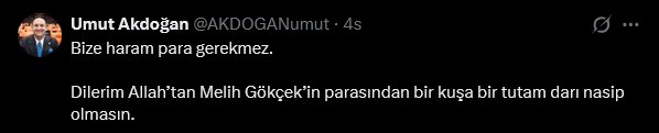 YENİ Parti Melih Gökçek'in bağışını iade etti: Milletimizin helal bağışlarına haram karıştırmayız - Resim : 2