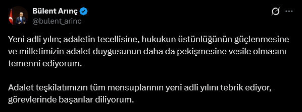 Yeni adli yıl için peş peşe mesajlar: İnfaz düzenlemesi ve seçim kanuna vurgu - Resim : 2