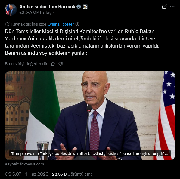 Rubio'nun sözlerinin ardından Barrack'tan F-35 çıkışı - Resim : 2