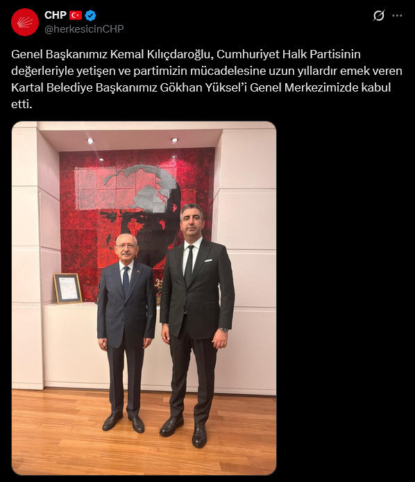 Kartal Belediye Başkanı Gökhan Yüksel Kılıçdaroğlu'nun yanına gitti - Resim : 2