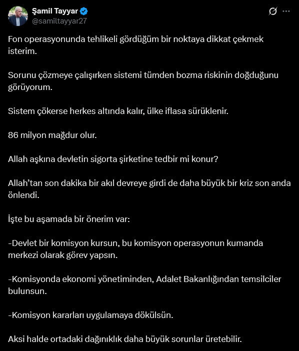 Operasyon iktidara uzanınca Şamil Tayyar uyardı! Ülke iflasa gidermiş - Resim : 2