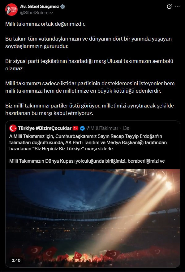 TFF AKP'nin milli takım marşını resmi hesaptan paylaşınca sosyal medya ayağa kalktı - Resim : 2