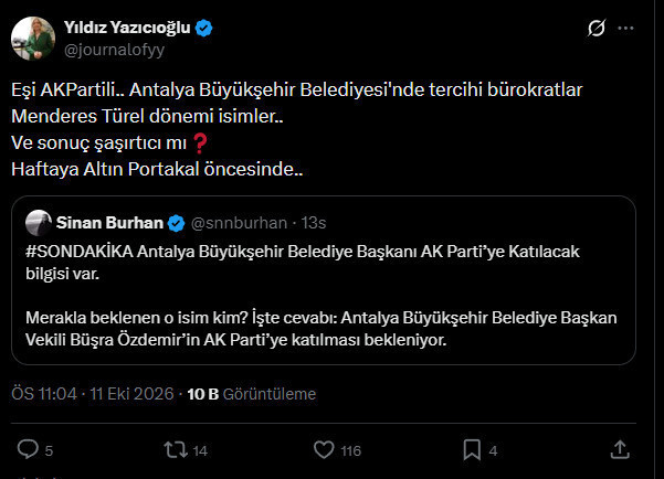 Antalya AKP'ye mi geçecek? Belediye yönetiminde kritik değişiklikler var - Resim : 3