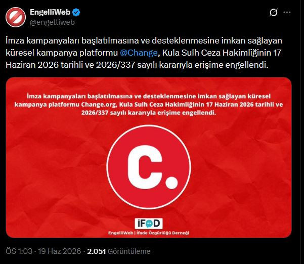 Dünyaca ünlü imza platformu Change.org’a Türkiye'de erişim engeli! - Resim : 1