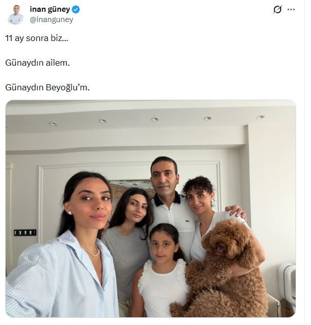 İnan Güney'den tahliyenin ardından ilk paylaşım - Resim : 3