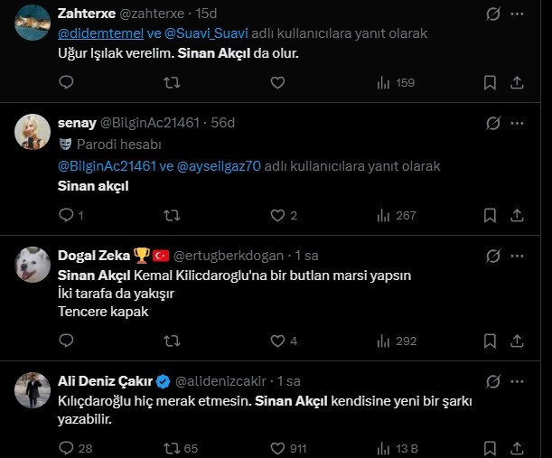 Sanatçılar Kılıçdaroğlu'na yasak getirince sosyal medya yıkıldı! İşte butlana şarkıcı önerileri - Resim : 1
