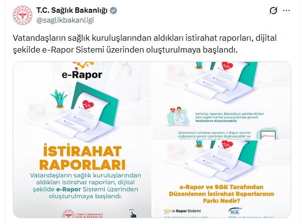 Sağlık raporlarında yeni dönem başladı! İşçi, memur, öğrenci herkesi ilgilendiriyor - Resim : 1
