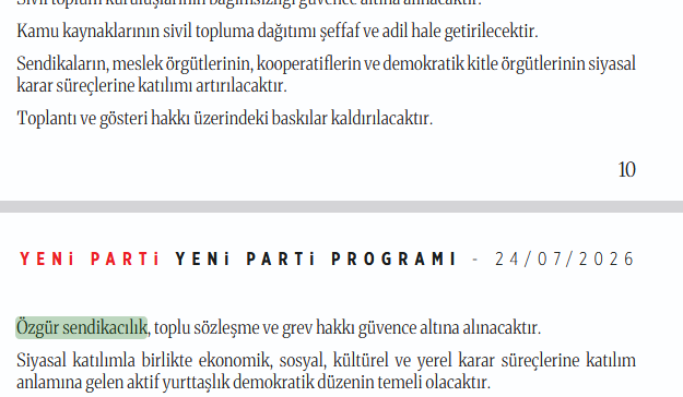 Yeni Parti, Türkiye'yi nasıl yöneteceğini açıkladı! Tüzük ve programda 'Sosyal demokrat' vurgusu - Resim : 4