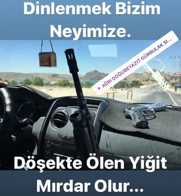 Kılıçdaroğlu'nun uçuramadığı güvercinleri getiren kişinin silahlı pozları - Resim : 3