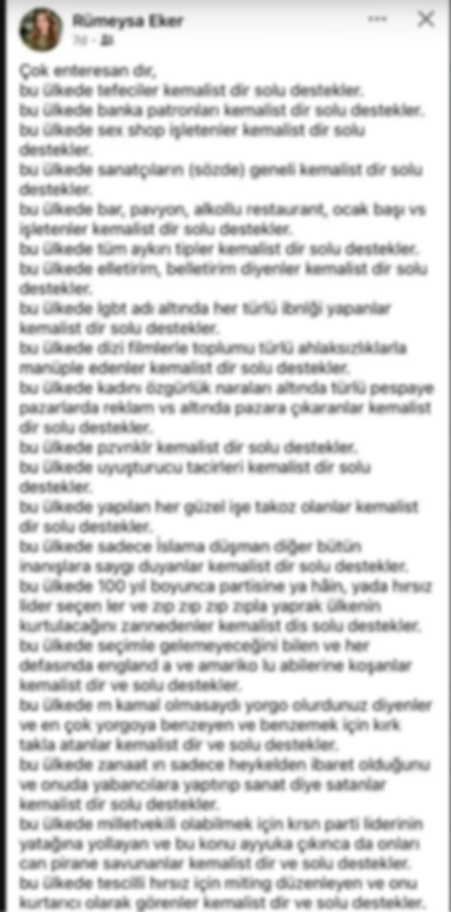 Kemalistlere yönelik hakaret paylaşımı meclisi karıştırmıştı: AKP’li meclis üyesi istifa etti - Resim : 1