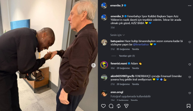 Fenerbahçe'nin eski yıldızı kulübü ziyaret etti: Aziz Yıldırım’ın eli öpüp ''Aziz Baba'' dedi - Resim : 2