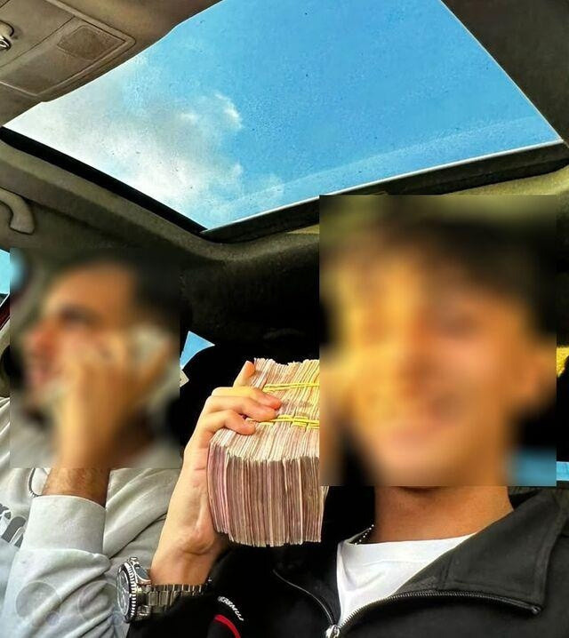 İstanbul'da güpegündüz yol keserek 46 milyonluk altını gasbettiler! Çaldıkları paralarla poz vermişler - Resim : 7