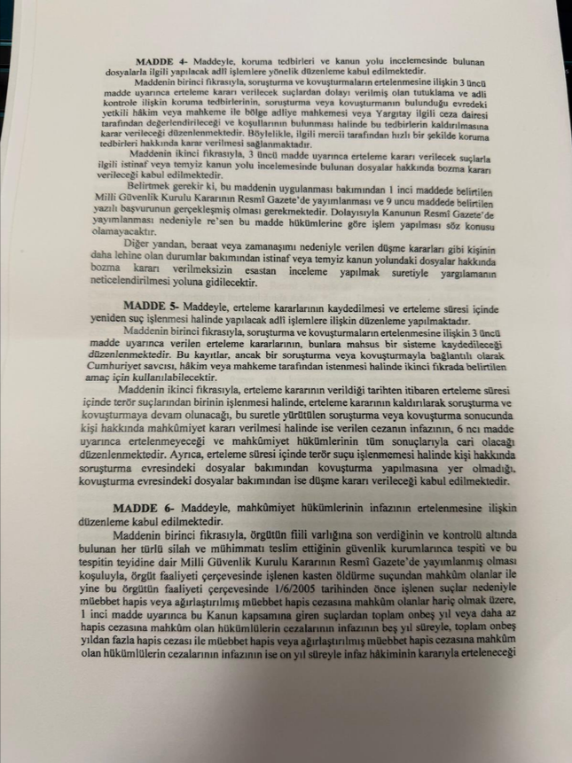 Son Dakika | Meclis'e sunulan süreç yasasının tam metni ortaya çıktı! 12 madde - Resim : 5