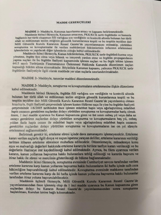Son Dakika | Meclis'e sunulan süreç yasasının tam metni ortaya çıktı! 12 madde - Resim : 4